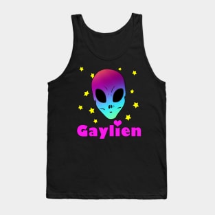 Gay Alien LGBT Humor Tank Top